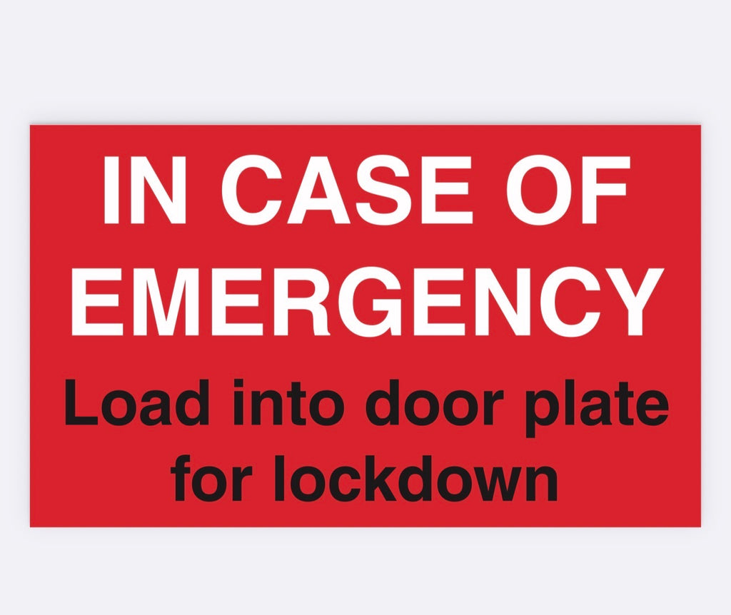 Safety Placard